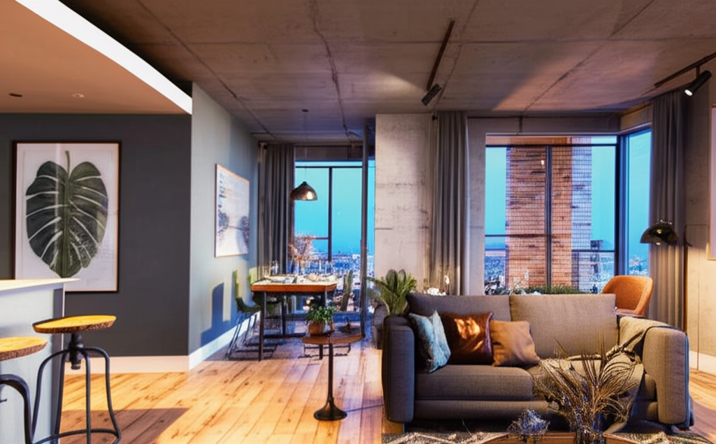 AI編集後の室内